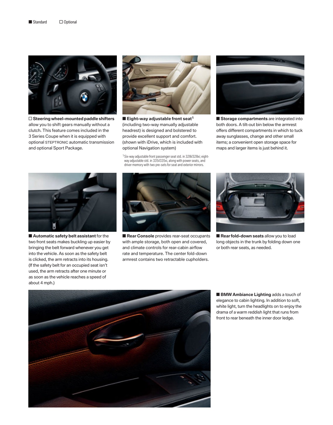 2008 BMW 3-Series Coupe Brochure Page 26